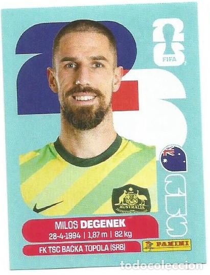 Cromos de F&uacute;tbol: MUNDIAL FIFA CUP 2026 - STICKER - AUSTRALIA - MILOS DEGENEK - AUS 10