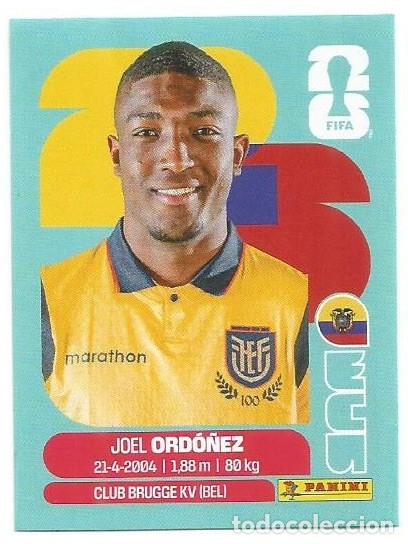 Cromos de F&uacute;tbol: MUNDIAL FIFA CUP 2026 - STICKER - ECUADOR - JOEL ORDO&Ntilde;EZ - ECU 8