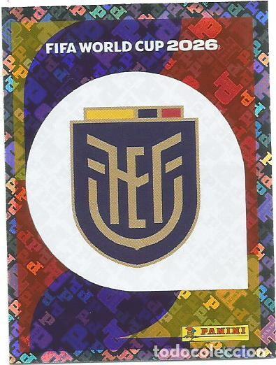 Cromos de F&uacute;tbol: MUNDIAL FIFA CUP 2026 - STICKER - ECUADOR - ESCUDO - ECU 1