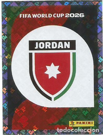 Cromos de F&uacute;tbol: MUNDIAL FIFA CUP 2026 - STICKER - JORDANIA - ESCUDO - JOR 1