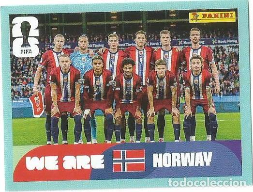 Cromos de F&uacute;tbol: MUNDIAL FIFA CUP 2026 - STICKER - NORUEGA - EQUIPO - NOR 13