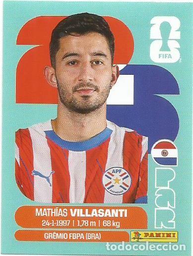 Cromos de F&uacute;tbol: MUNDIAL FIFA CUP 2026 - STICKER - PARAGUAY - MATHIAS VILLASANTI- PAR 9