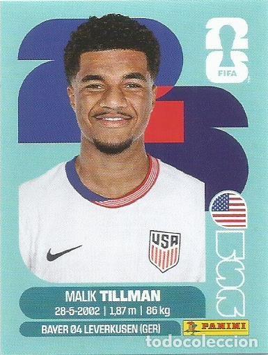 Cromos de F&uacute;tbol: MUNDIAL FIFA CUP 2026 - STICKER - USA - MALIK TILLMAN - USA 15