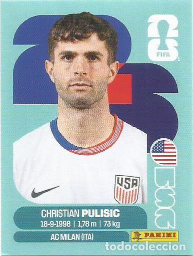 Cromos de F&uacute;tbol: MUNDIAL FIFA CUP 2026 - STICKER - USA - CHRISTIAN PULISIC - USA 16