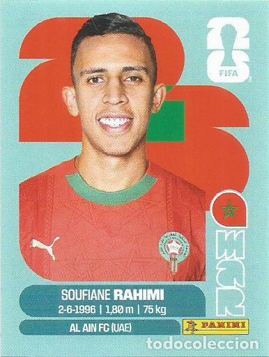 Cromos de F&uacute;tbol: MUNDIAL FIFA CUP 2026 - STICKER - MARRUECOS - SOUFIANE RAHIMI - MAR 18