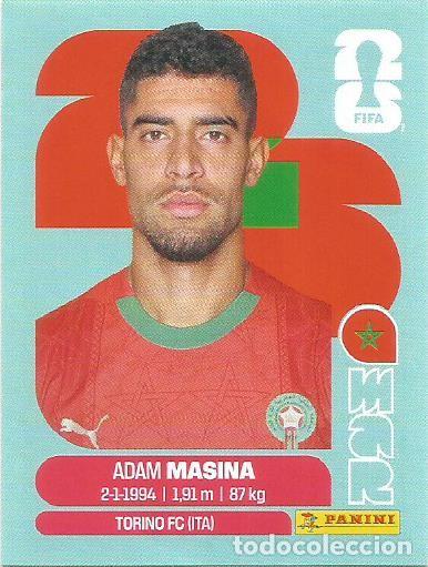 Cromos de F&uacute;tbol: MUNDIAL FIFA CUP 2026 - STICKER - MARRUECOS - ADAM MASINA - MAR 9