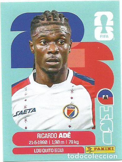 Cromos de F&uacute;tbol: MUNDIAL FIFA CUP 2026 - STICKER - HAITI - RICARDO AD&Eacute; - HAI 6