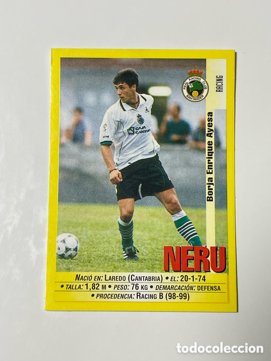 Cromos de F&uacute;tbol: Neru Racing de Santander Panini 1999/2000 #274