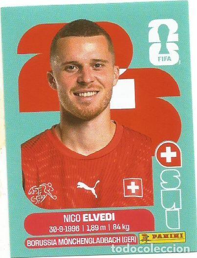 Cromos de F&uacute;tbol: MUNDIAL FIFA CUP 2026 - STICKER - SUIZA - NICO ELVEDI - SUI 6