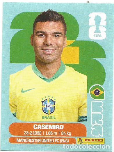 Cromos de F&uacute;tbol: MUNDIAL FIFA CUP 2026 - STICKER - BRASIL - CASEMIRO - BRA 10