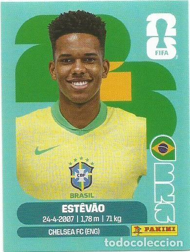Cromos de F&uacute;tbol: MUNDIAL FIFA CUP 2026 - STICKER - BRASIL - ESTEVAO - BRA 20