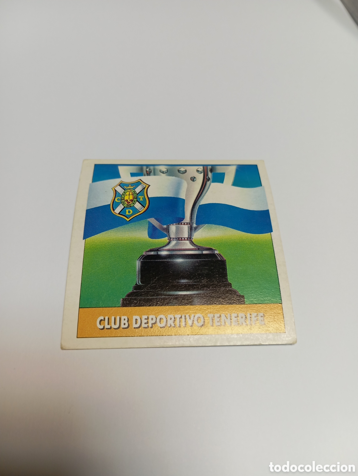 Cromos de F&uacute;tbol: ESCUDO TENERIFE Liga Este 1992 1993 Panini 92 93 NUEVO SIN PEGAR