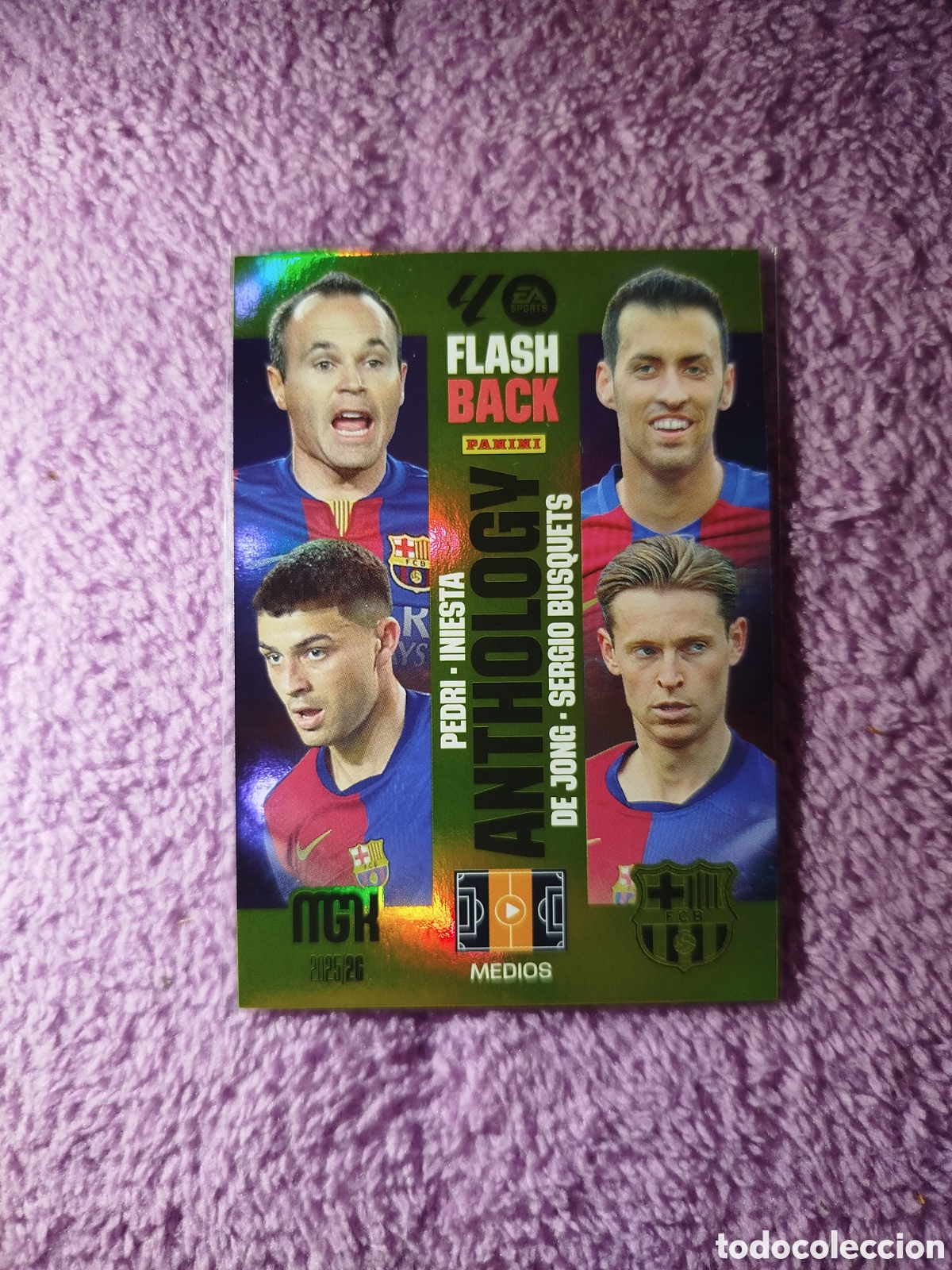 Cromos de F&uacute;tbol: Cromo de futbol. Flash Back