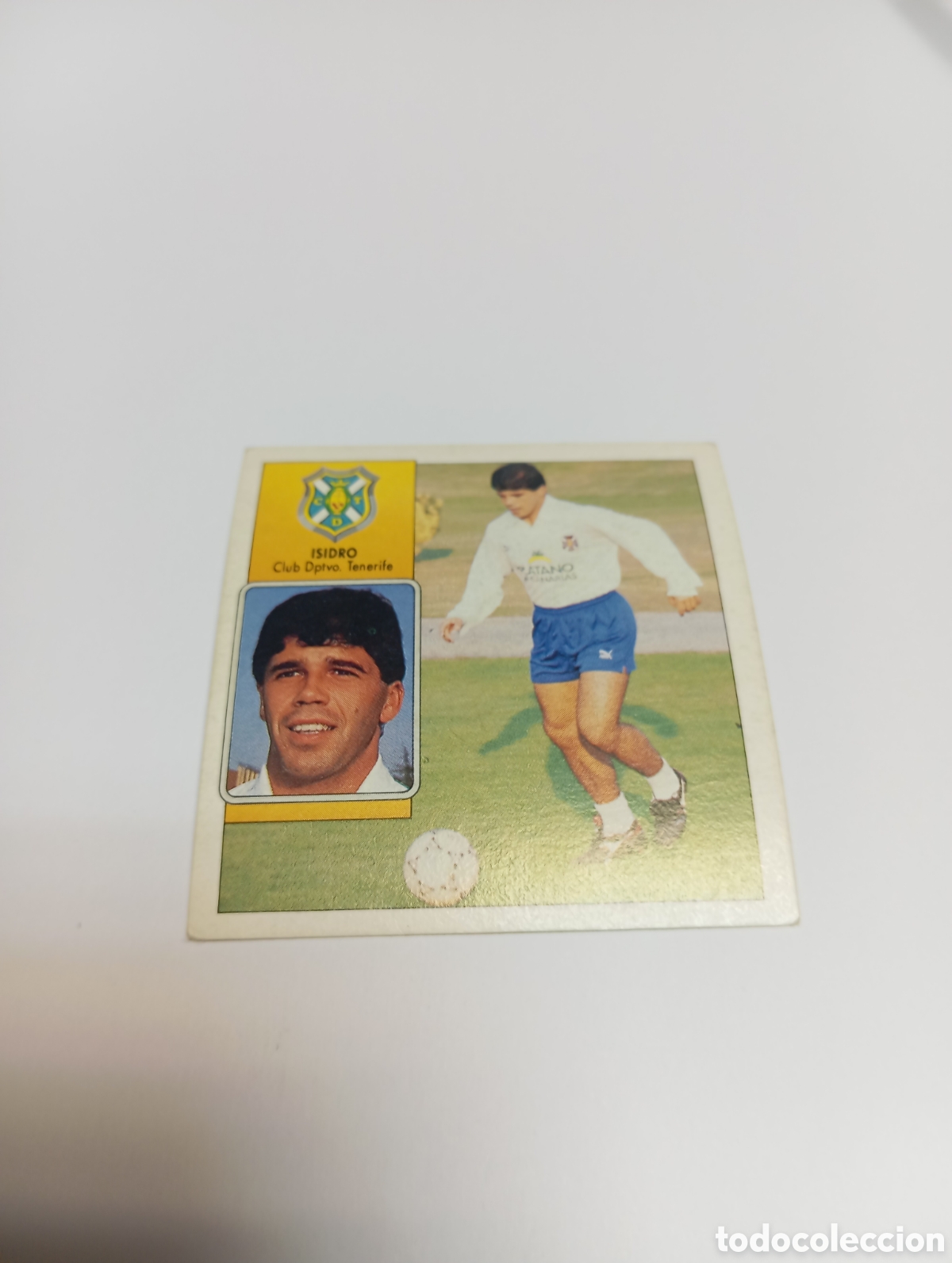 Cromos de F&uacute;tbol: ISIDRO BAJA Tenerife Liga Este 1992 1993 Panini 92 93 NUEVO SIN PEGAR