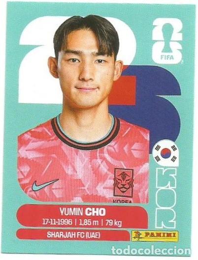 Cromos de F&uacute;tbol: MUNDIAL FIFA CUP 2026 - STICKER - KOREA - YUMIN CHO - KOR 5