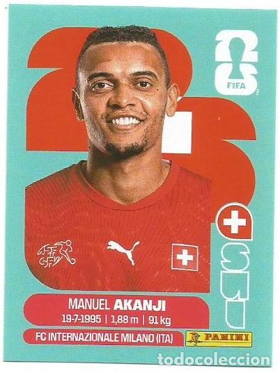 Cromos de F&uacute;tbol: MUNDIAL FIFA CUP 2026 - STICKER - SUIZA - AKANJI - SUI 4