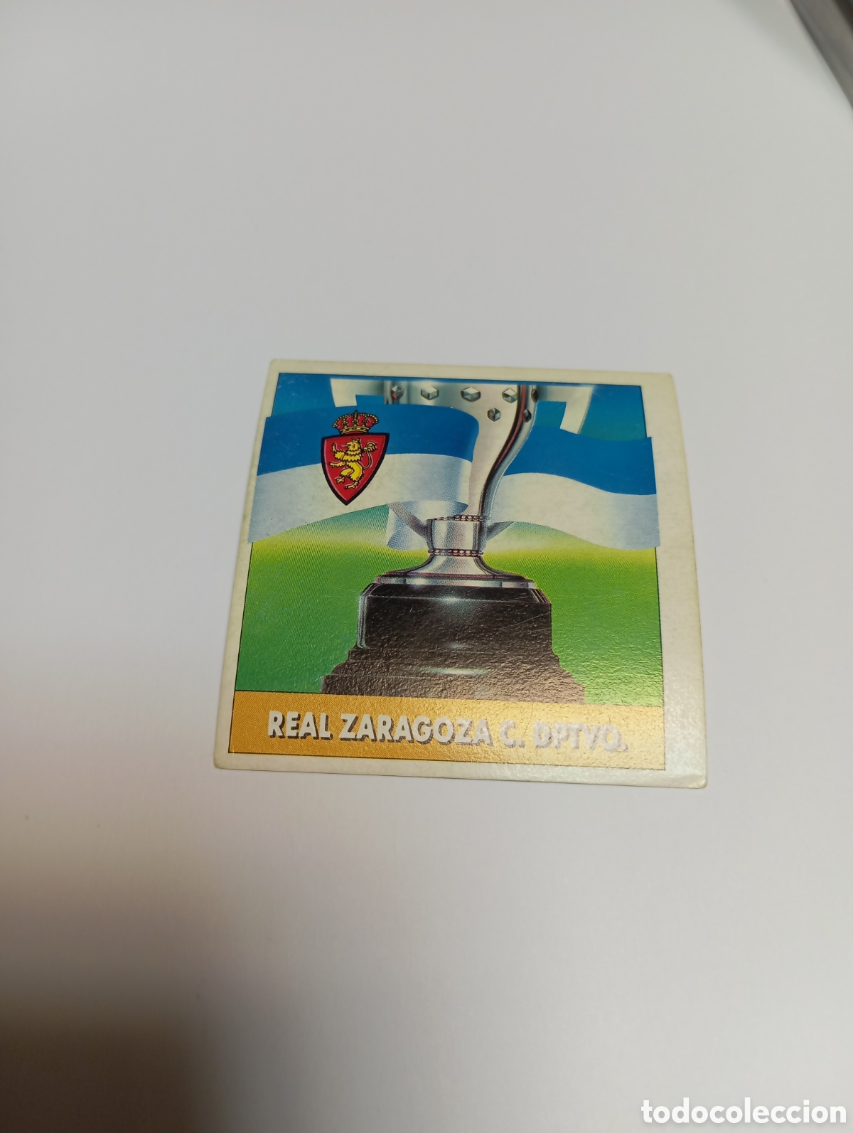 Cromos de F&uacute;tbol: ESCUDO ZARAGOZA Liga Este 1992 1993 Panini 92 93 NUEVO SIN PEGAR