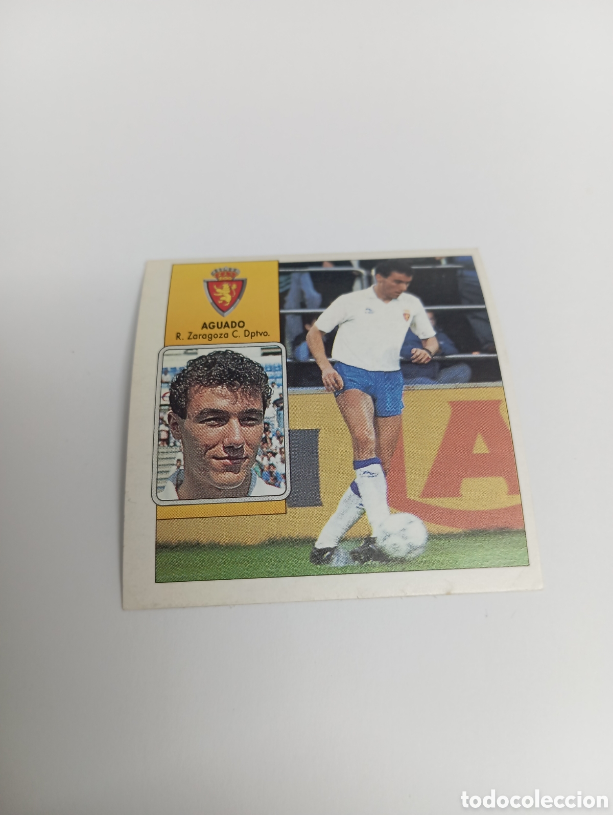 Cromos de F&uacute;tbol: AGUADO Zaragoza Liga Este 1992 1993 Panini 92 93 NUEVO SIN PEGAR