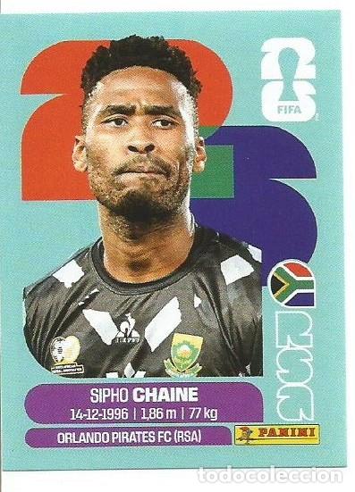 Cromos de F&uacute;tbol: MUNDIAL FIFA CUP 2026 - STICKER - SUDAFRICA - SIPHO CHAINE - RSA 3