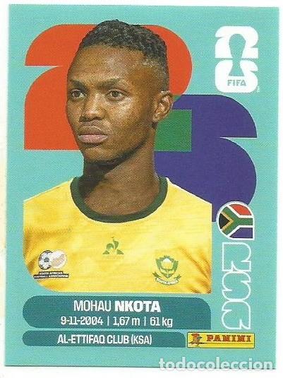 Cromos de F&uacute;tbol: MUNDIAL FIFA CUP 2026 - STICKER - SUDAFRICA - MOHAU NIKOTA - RSA 19