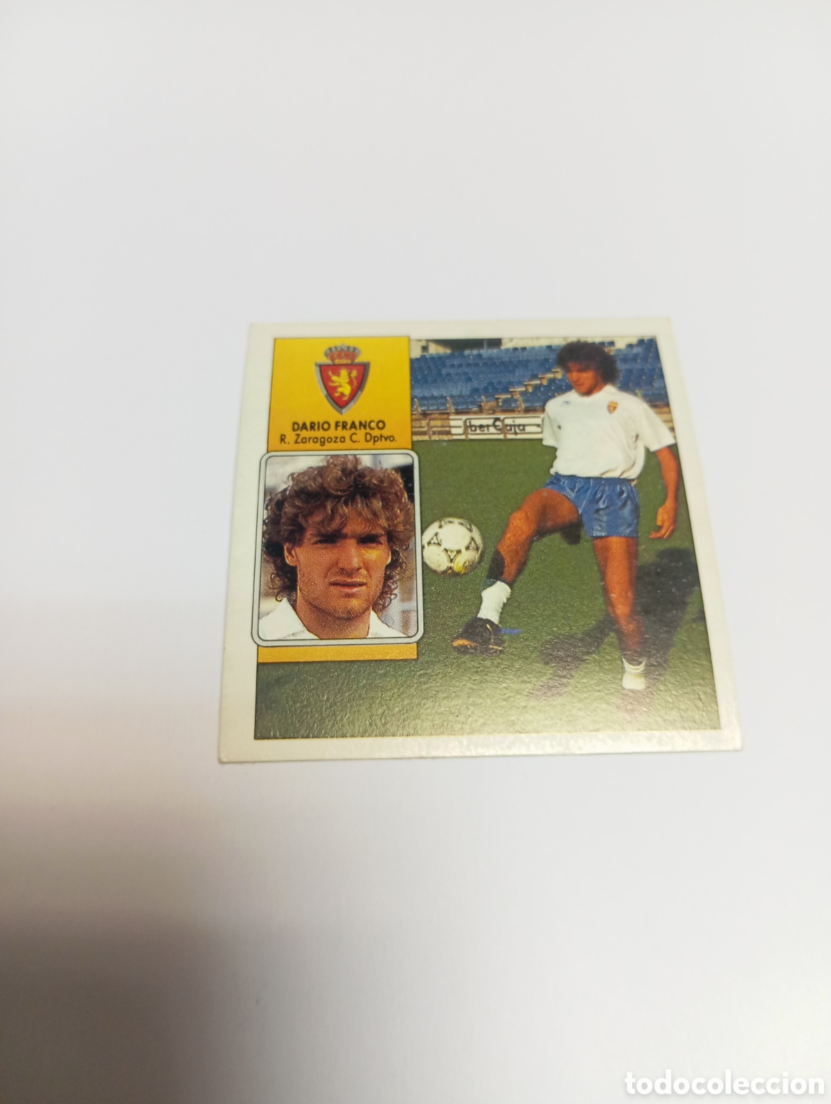 Cromos de F&uacute;tbol: DARIO FRANCO Zaragoza Liga Este 1992 1993 Panini 92 93 NUEVO SIN PEGAR
