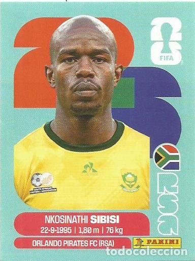Cromos de F&uacute;tbol: MUNDIAL FIFA CUP 2026 - STICKER - SUDAFRICA - SIKOSINATHI SIBISI - RSA 10