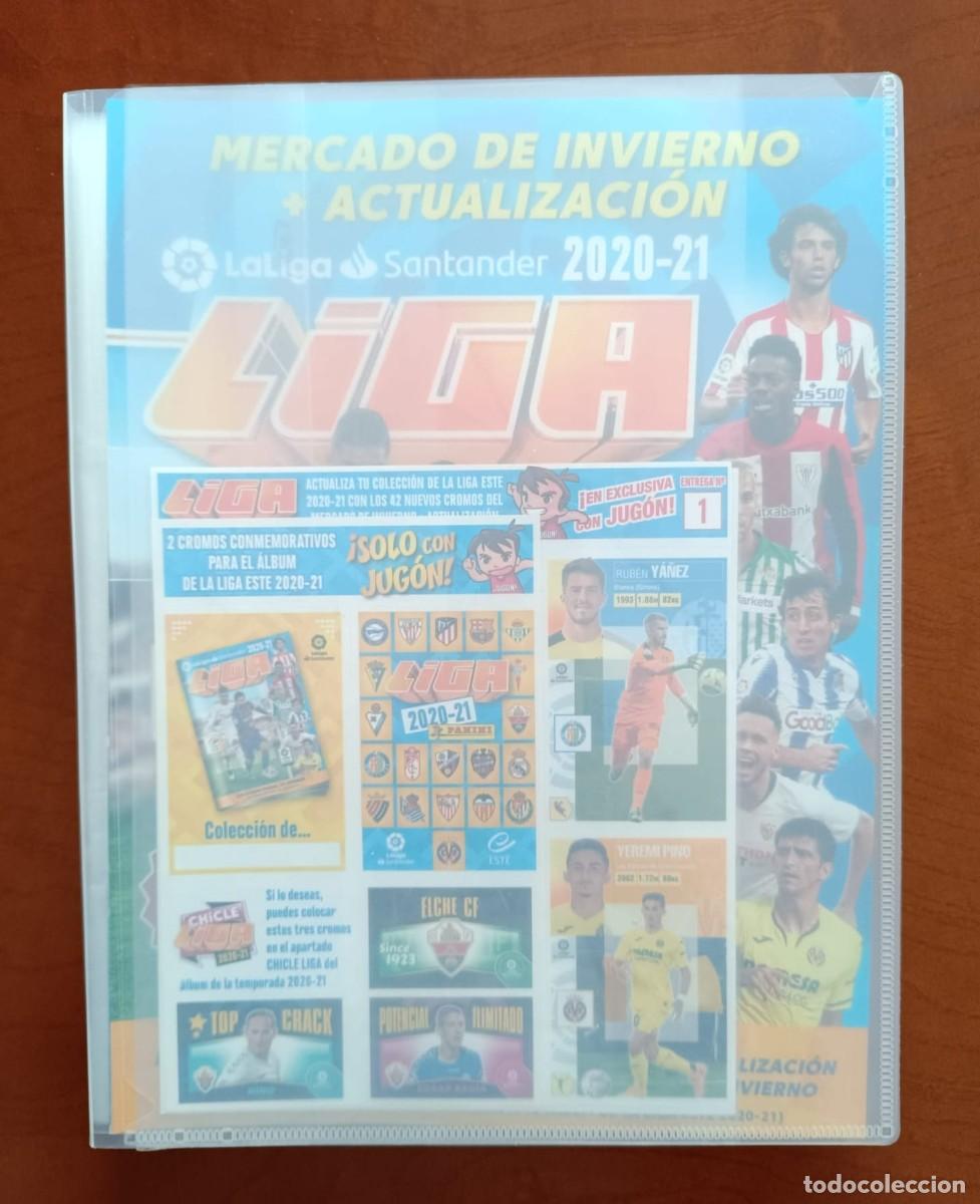 Cromos de F&uacute;tbol: COLECCION COMPLETA SIN PEGAR PANINI LIGA ESTE 2020 2021 CON ACTUALIZACION