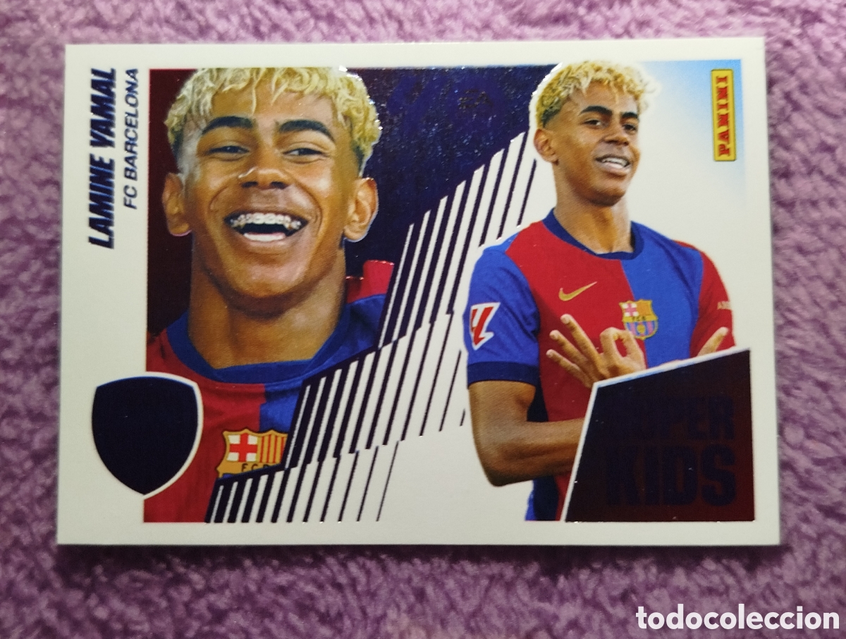 Cromos de F&uacute;tbol: Cromo de futbol. Lamine Yamal