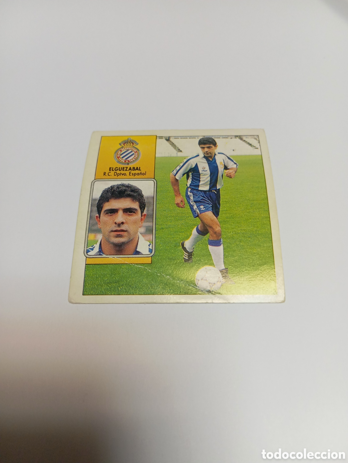 Cromos de F&uacute;tbol: FICHAJE 3 ELGUEZABAL Liga Este 1992 1993 Panini 92 93 RECUPERADO