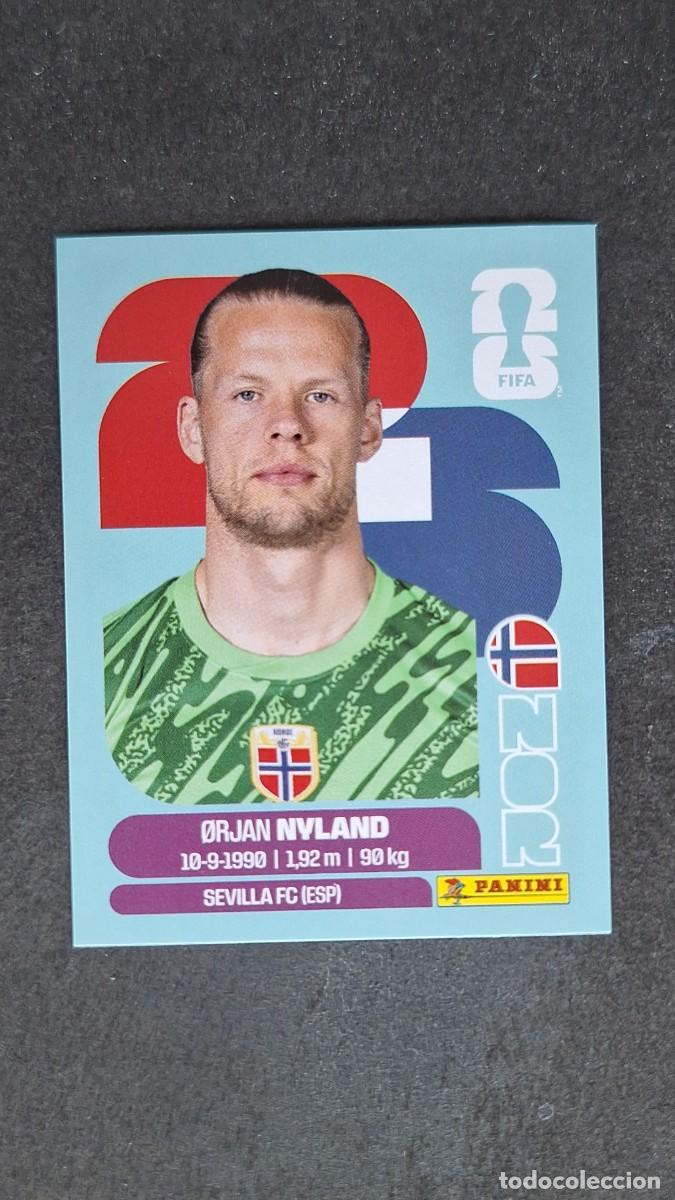 Cromos de F&uacute;tbol: L1 NYLAND SELECCION NORUEGA 2 MUNDIAL FIFA WORLD CUP 2026 PANINI NUNCA PEGADO SIN PEGAR