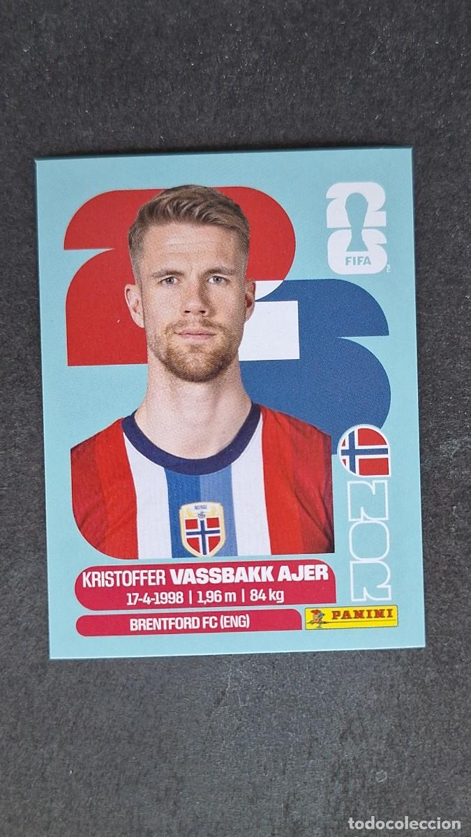 Cromos de F&uacute;tbol: L1 VASSBAKK AJER SELECCION NORUEGA 5 MUNDIAL FIFA WORLD CUP 2026 PANINI NUNCA PEGADO SIN PEGAR