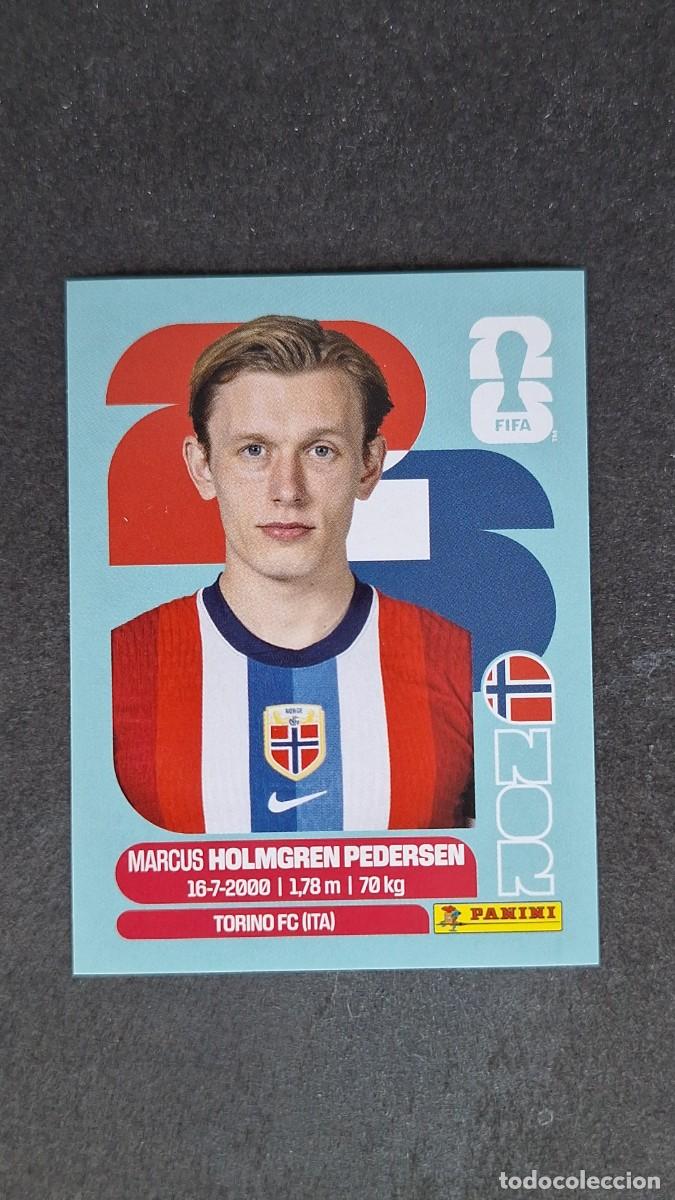 Cromos de F&uacute;tbol: L1 HOLMGREN PEDERSEN SELECCION NORUEGA 6 MUNDIAL FIFA WORLD CUP 2026 PANINI NUNCA PEGADO SIN PEGAR