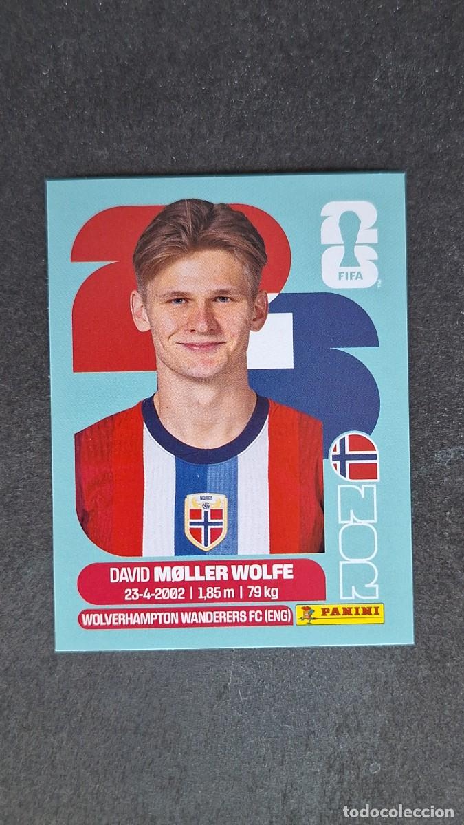 Cromos de F&uacute;tbol: L1 MOLLER WOLFE SELECCION NORUEGA 7 MUNDIAL FIFA WORLD CUP 2026 PANINI NUNCA PEGADO SIN PEGAR