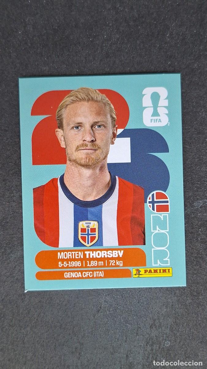 Cromos de F&uacute;tbol: L1 THORSBY SELECCION NORUEGA 9 MUNDIAL FIFA WORLD CUP 2026 PANINI NUNCA PEGADO SIN PEGAR