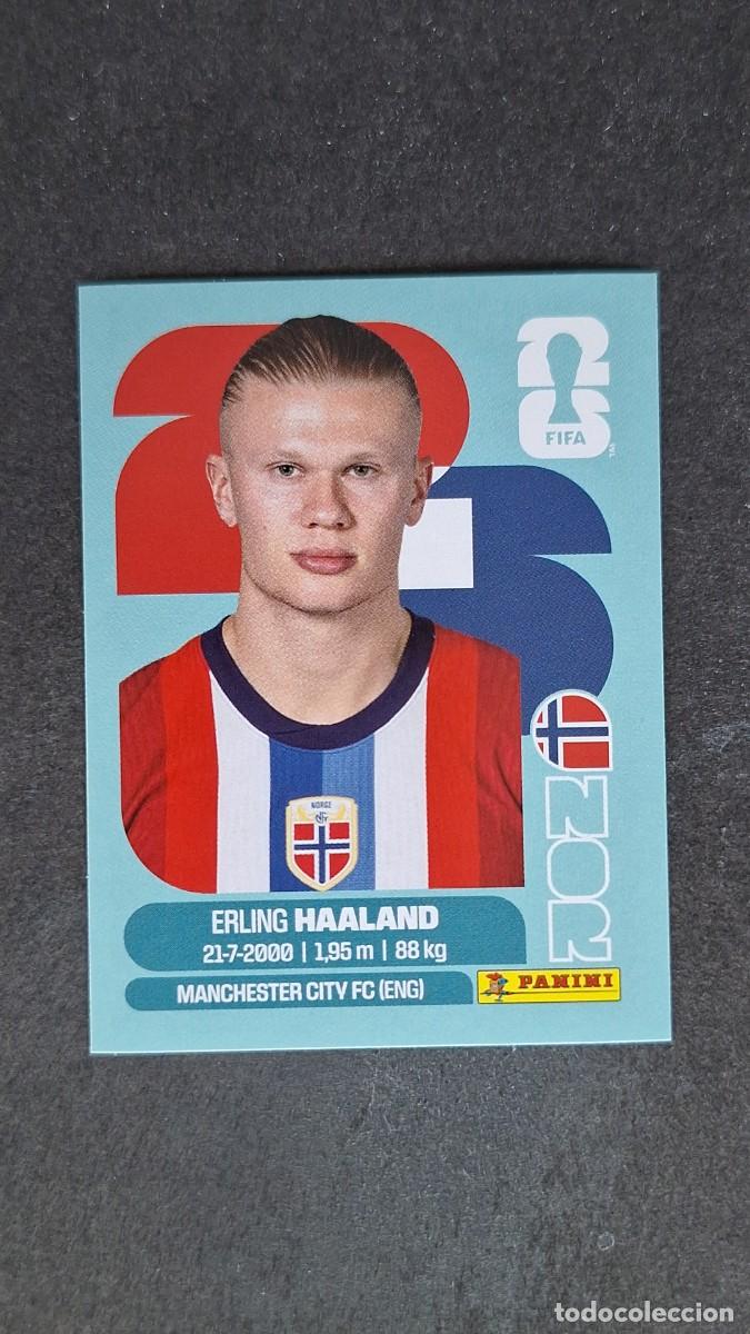 Cromos de F&uacute;tbol: L1 HAALAND SELECCION NORUEGA 15 MUNDIAL FIFA WORLD CUP 2026 PANINI NUNCA PEGADO SIN PEGAR