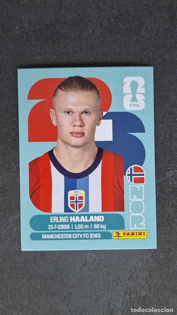 Cromos de F&uacute;tbol: L1 HAALAND SELECCION NORUEGA 15 MUNDIAL FIFA WORLD CUP 2026 PANINI NUNCA PEGADO SIN PEGAR