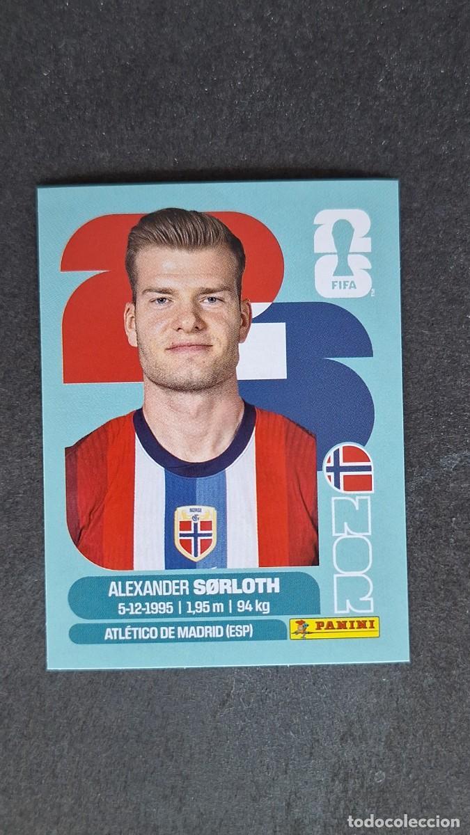 Cromos de F&uacute;tbol: L1 SORLOTH SELECCION NORUEGA 16 MUNDIAL FIFA WORLD CUP 2026 PANINI NUNCA PEGADO SIN PEGAR