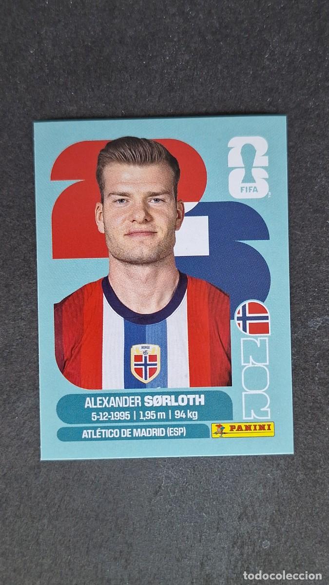 Cromos de F&uacute;tbol: L1 SORLOTH SELECCION NORUEGA 16 MUNDIAL FIFA WORLD CUP 2026 PANINI NUNCA PEGADO SIN PEGAR