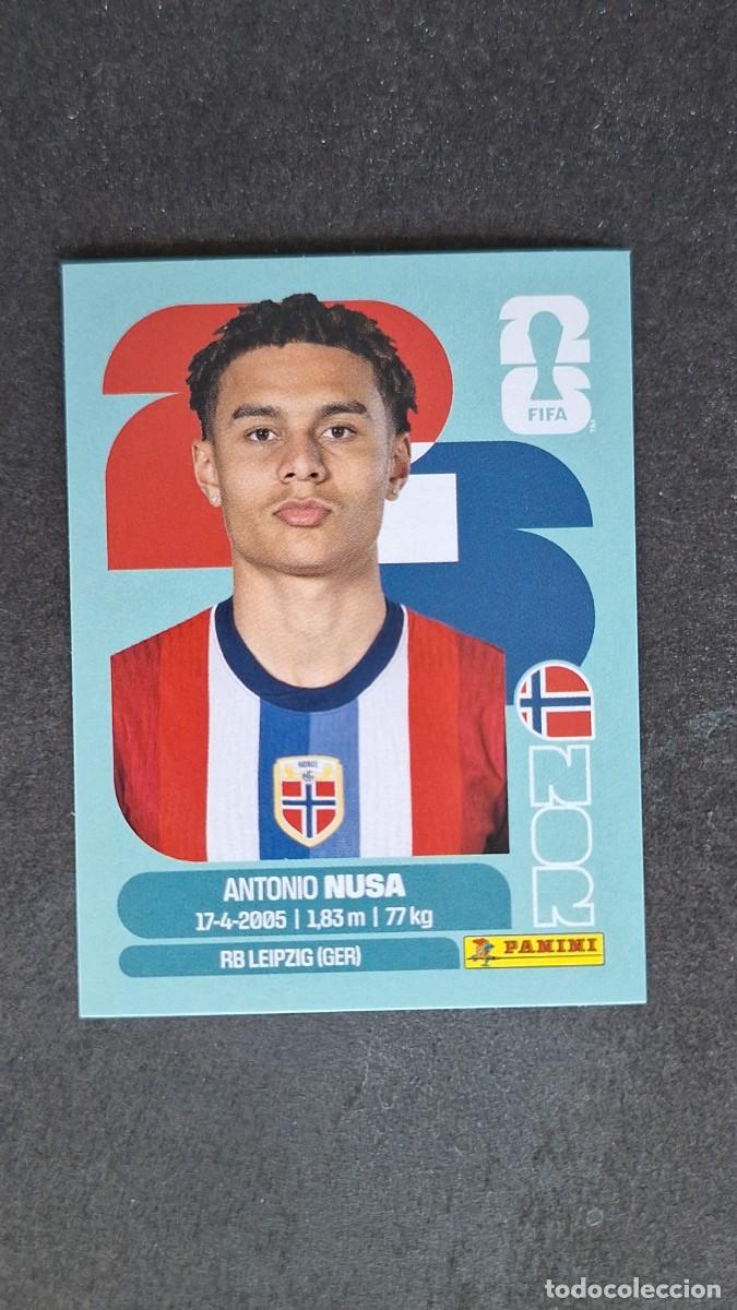 Cromos de F&uacute;tbol: L1 NUSA SELECCION NORUEGA 19 MUNDIAL FIFA WORLD CUP 2026 PANINI NUNCA PEGADO SIN PEGAR