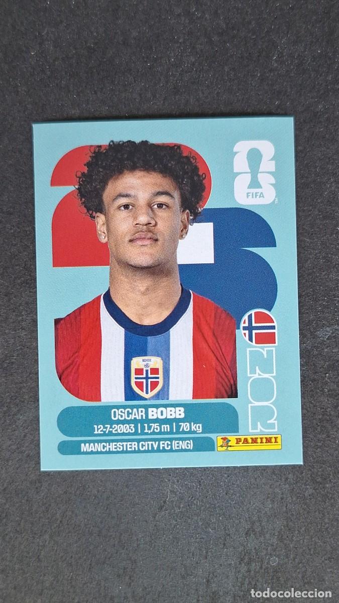 Cromos de F&uacute;tbol: L1 BOBB SELECCION NORUEGA 20 MUNDIAL FIFA WORLD CUP 2026 PANINI NUNCA PEGADO SIN PEGAR
