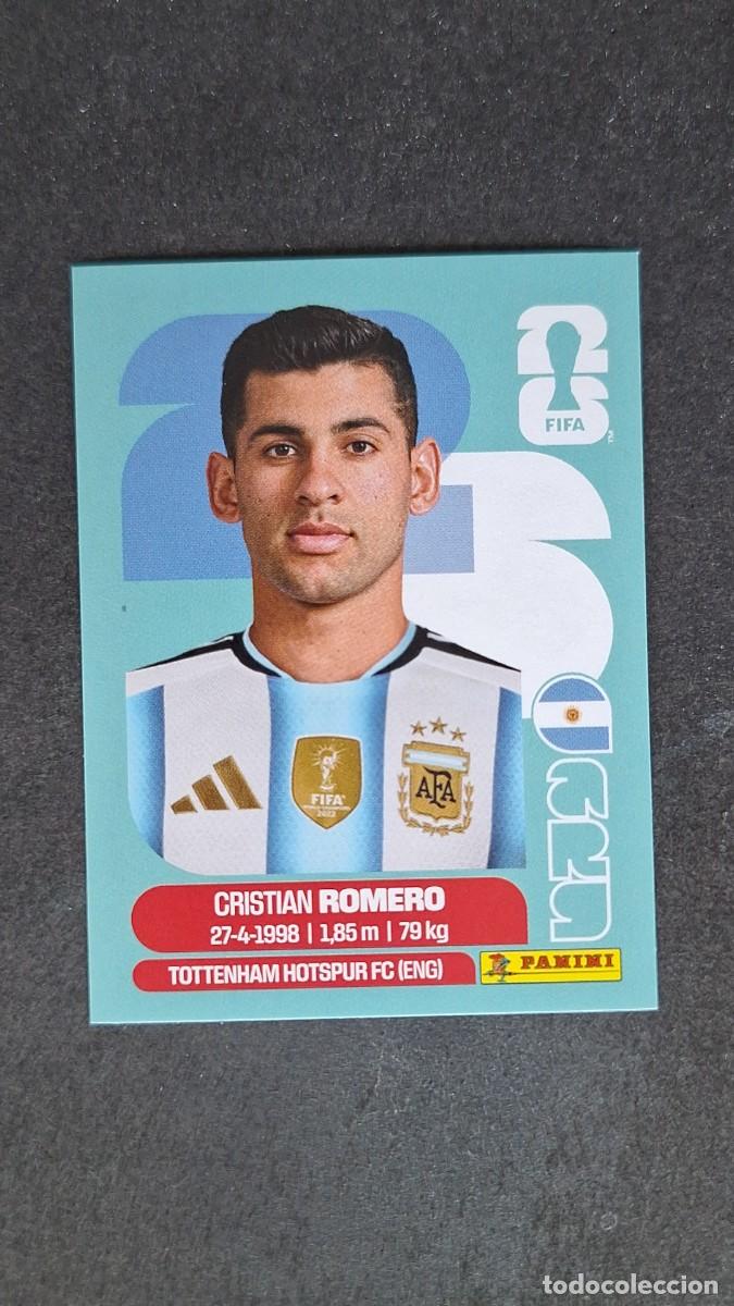 Cromos de F&uacute;tbol: L1 ROMERO SELECCION ARGENTINA 4 MUNDIAL FIFA WORLD CUP 2026 PANINI NUNCA PEGADO SIN PEGAR