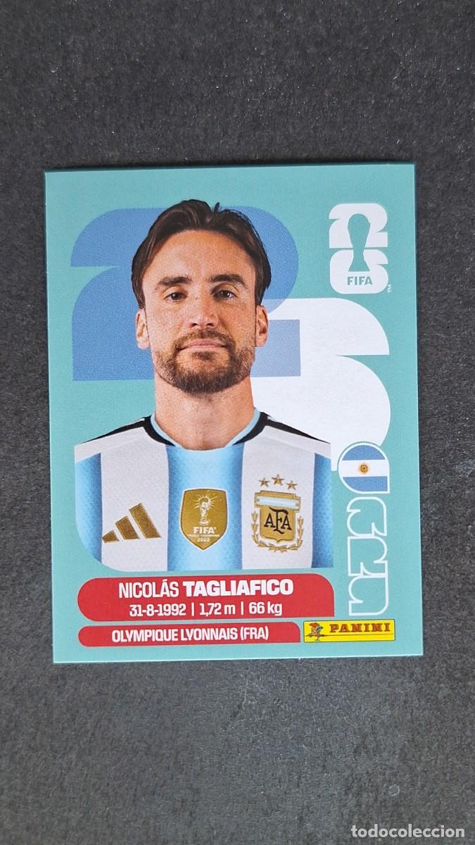 Cromos de F&uacute;tbol: L1 TAGLIAFICO SELECCION ARGENTINA 6 MUNDIAL FIFA WORLD CUP 2026 PANINI NUNCA PEGADO SIN PEGAR
