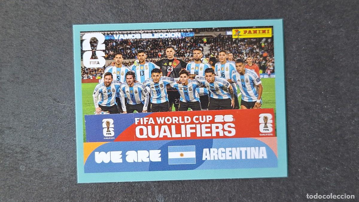 Cromos de F&uacute;tbol: L1 EQUIPO SELECCION ARGENTINA 13 MUNDIAL FIFA WORLD CUP 2026 PANINI NUNCA PEGADO SIN PEGAR