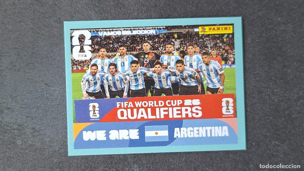 Cromos de F&uacute;tbol: L1 EQUIPO SELECCION ARGENTINA 13 MUNDIAL FIFA WORLD CUP 2026 PANINI NUNCA PEGADO SIN PEGAR