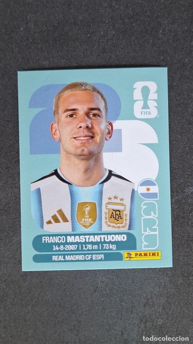 Cromos de F&uacute;tbol: L1 MASTANTUONO SELECCION ARGENTINA 15 MUNDIAL FIFA WORLD CUP 2026 PANINI NUNCA PEGADO SIN PEGAR