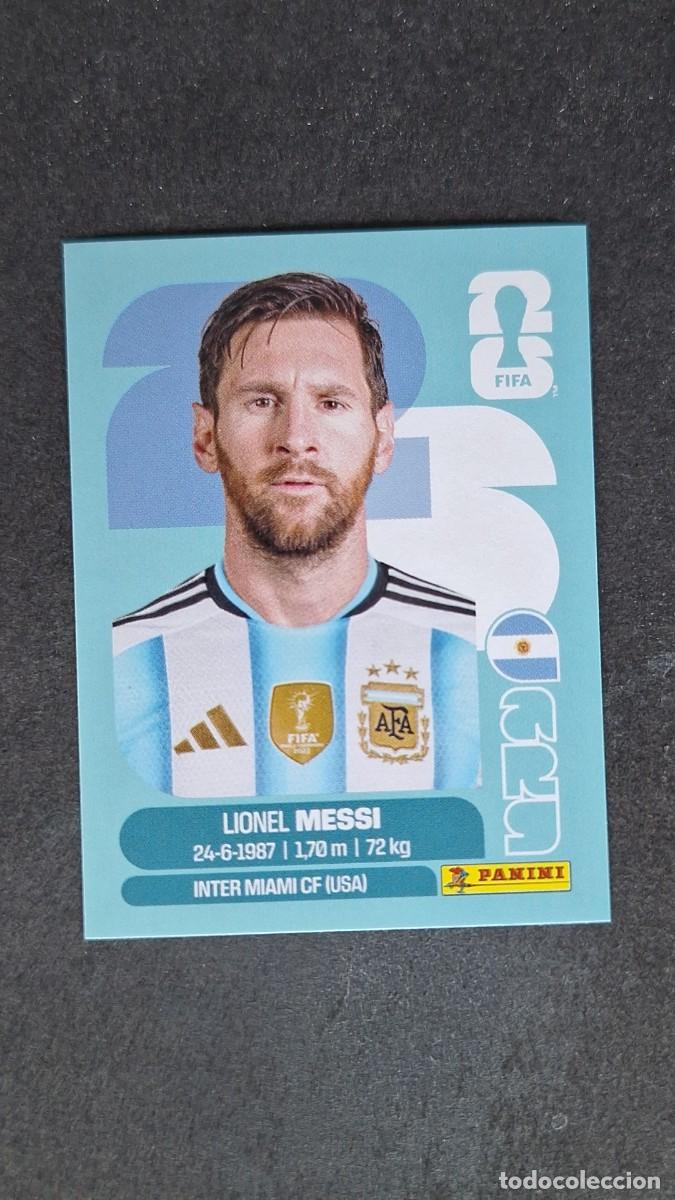 Cromos de F&uacute;tbol: L1 MESSI SELECCION ARGENTINA 17 MUNDIAL FIFA WORLD CUP 2026 PANINI NUNCA PEGADO SIN PEGAR