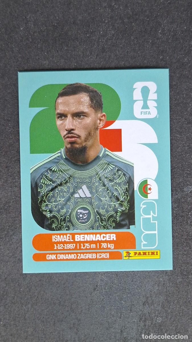 Cromos de F&uacute;tbol: L1 BENNACER SELECCION ARGELIA 8 MUNDIAL FIFA WORLD CUP 2026 PANINI NUNCA PEGADO SIN PEGAR
