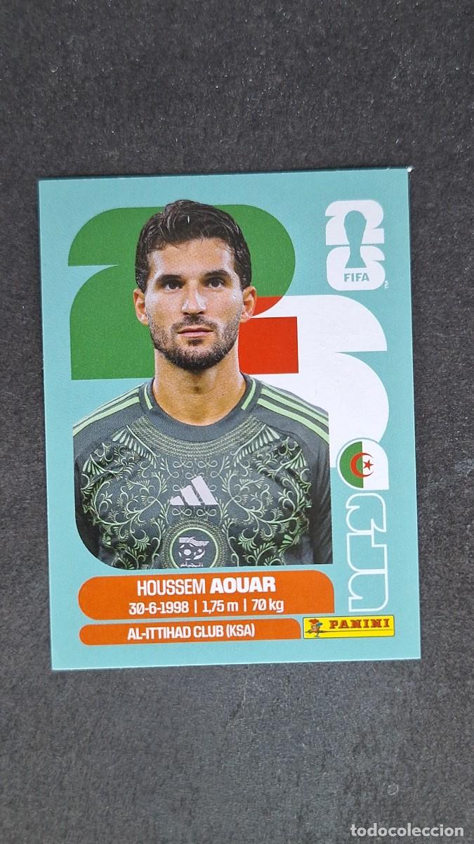 Cromos de F&uacute;tbol: L1 AOUAR SELECCION ARGELIA 9 MUNDIAL FIFA WORLD CUP 2026 PANINI NUNCA PEGADO SIN PEGAR