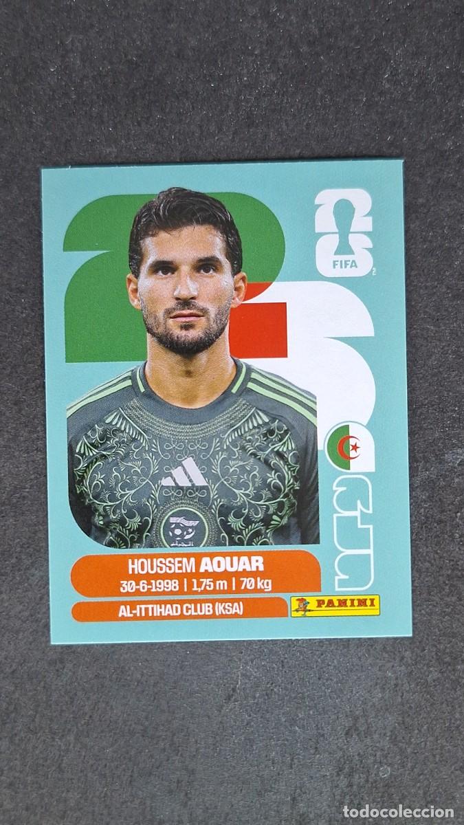 Cromos de F&uacute;tbol: L1 AOUAR SELECCION ARGELIA 9 MUNDIAL FIFA WORLD CUP 2026 PANINI NUNCA PEGADO SIN PEGAR