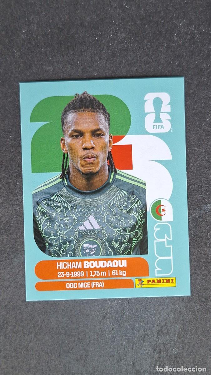 Cromos de F&uacute;tbol: L1 BOUDAOUI SELECCION ARGELIA 10 MUNDIAL FIFA WORLD CUP 2026 PANINI NUNCA PEGADO SIN PEGAR